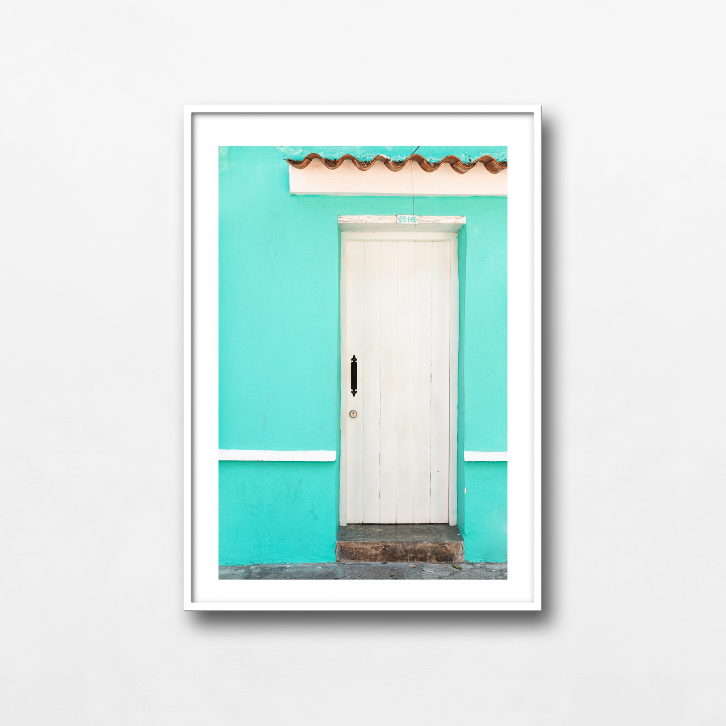 Cute little blue door