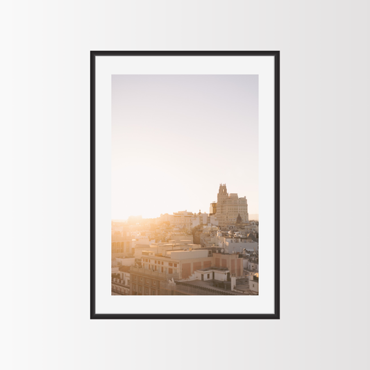 Madrid Roof Sunset View