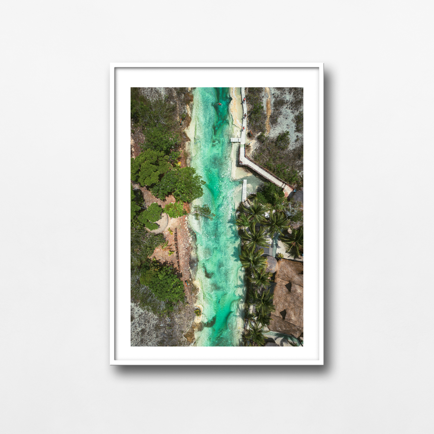 Rapidos and Palms of Bacalar