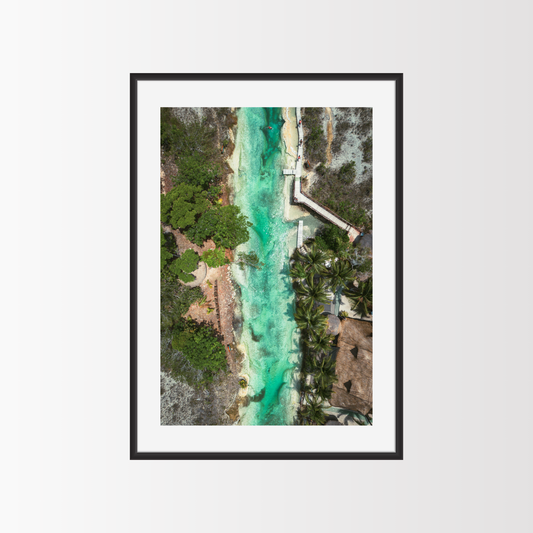 Rapidos and Palms of Bacalar
