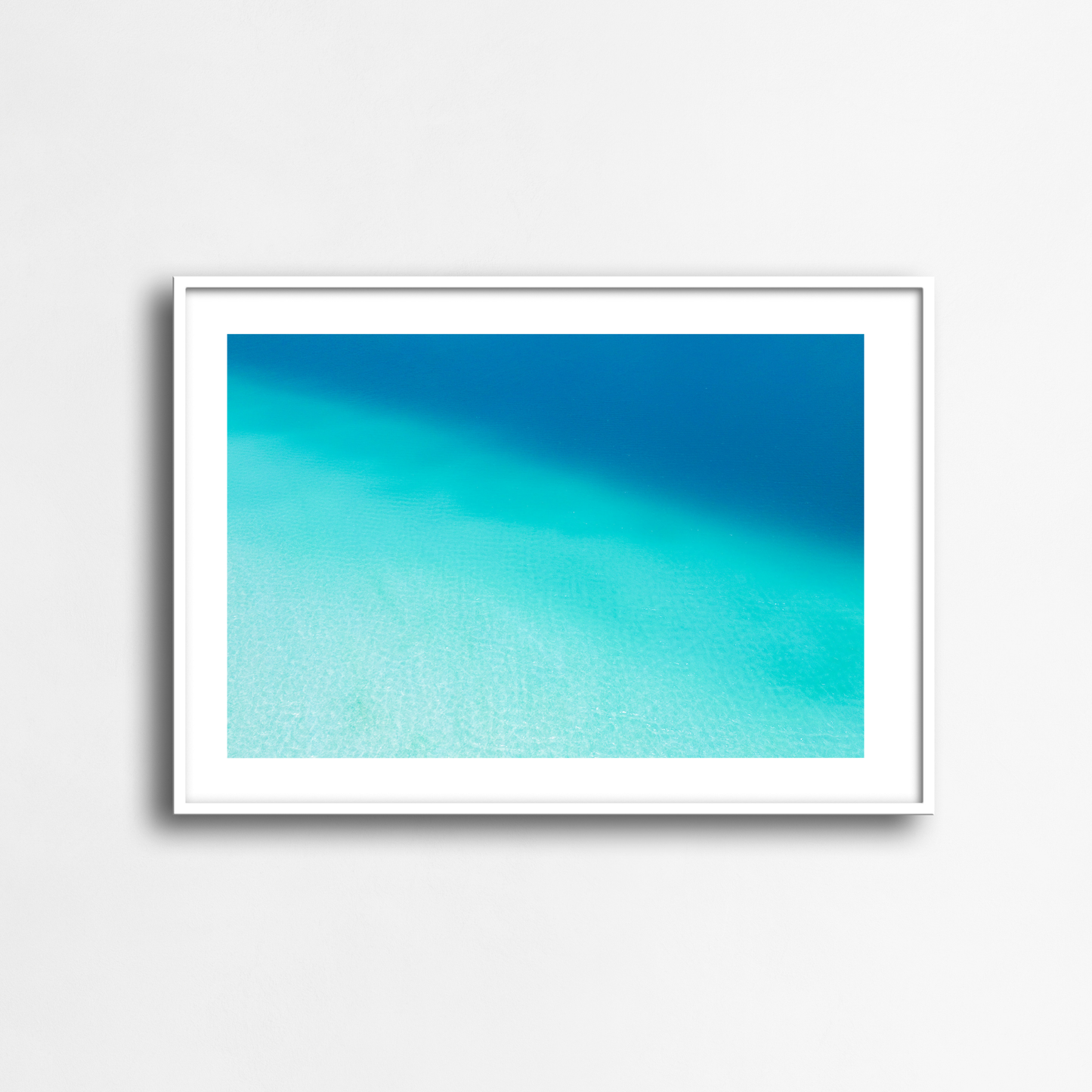 Flying over the blues of Bacalar