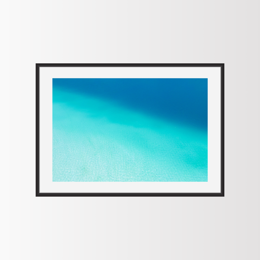 Flying over the blues of Bacalar