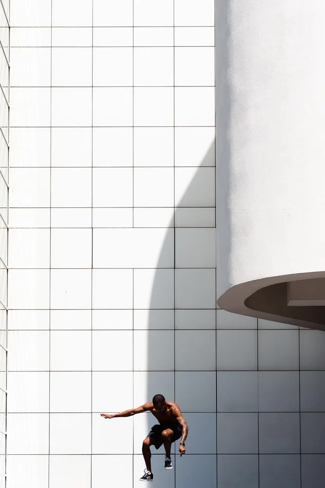Skating at MACBA