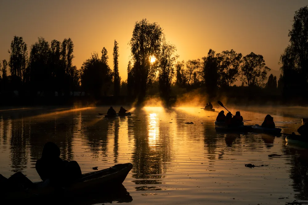 Sunrise at Xochimilco