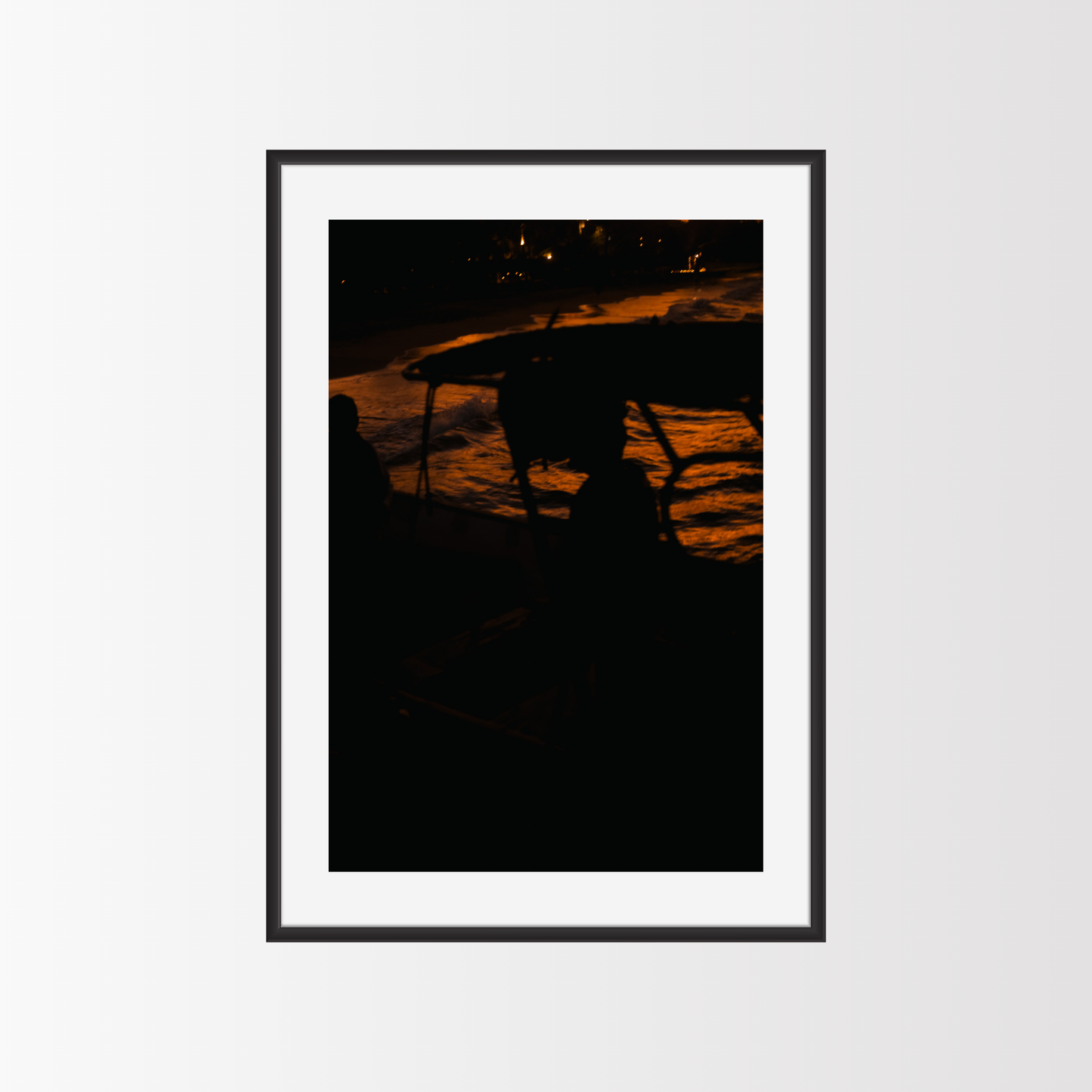 Boat at sunset