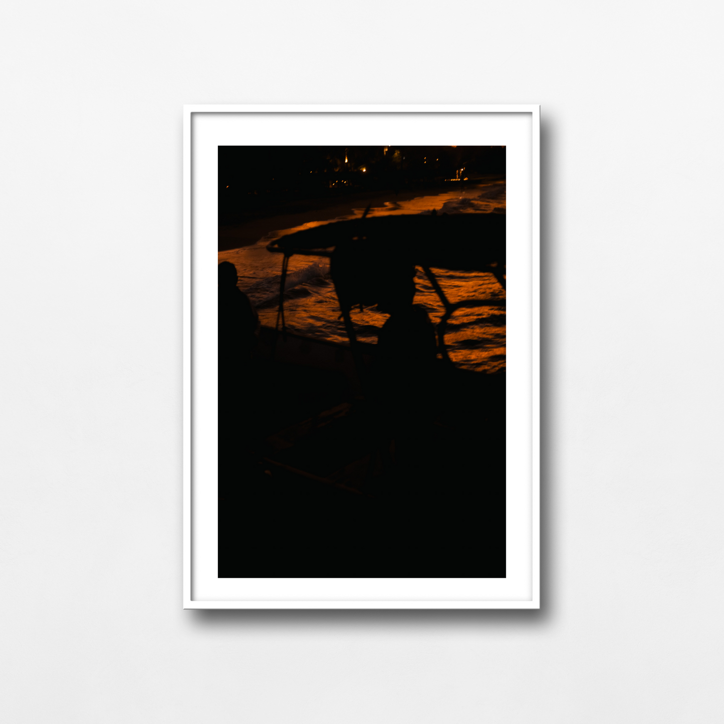 Boat at sunset