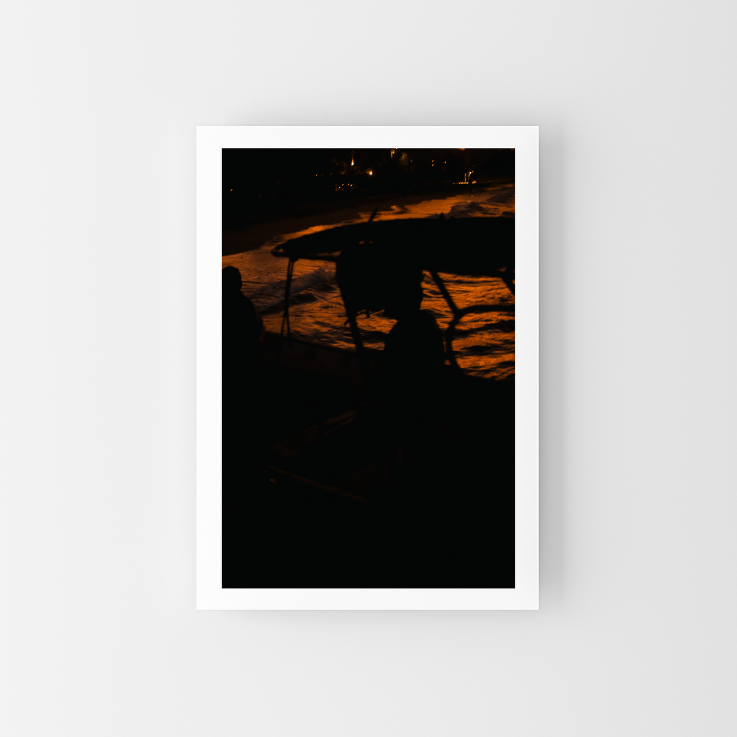 Boat at sunset