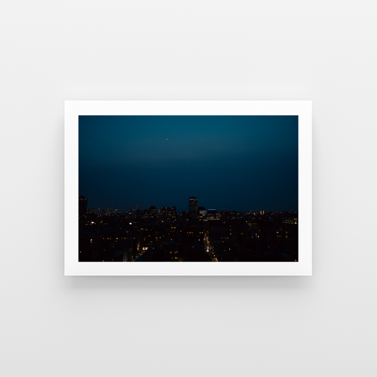 NYC and the moon