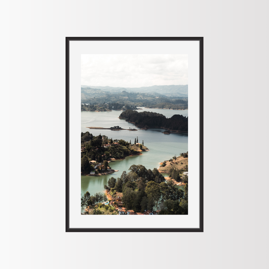 The islands of Guatape