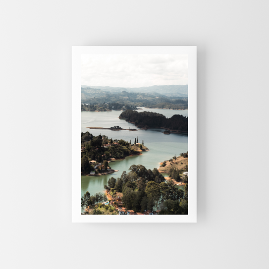 The islands of Guatape