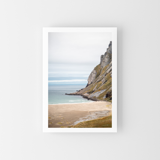 Beach and fjords
